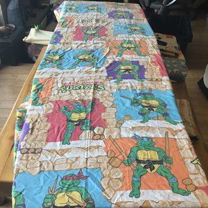1988 Teenage Mutant Ninja Turtles Bed Sheet Set